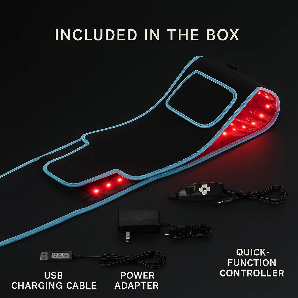 Nordglou Therma™ – Red Light Therapy Waist Belt